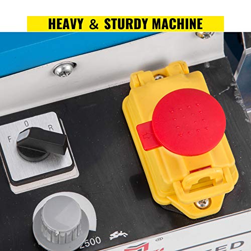 Mophorn Metal Lathe 7 x 12 Inch, Precision Mini Metal Lathe 2500 RPM 550W Variable Speed, Mini Lathe Precision Bench Top Metal Working Lathe for Various Types of Metal Turning