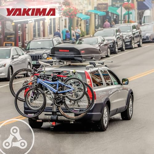 Image of YAKIMA, RidgeBack Tilt-Away Hitch-Mounted Bike Rack for Cars, SUVs, Trucks and More, Fits 1.25 inch and 2 inch Hitches