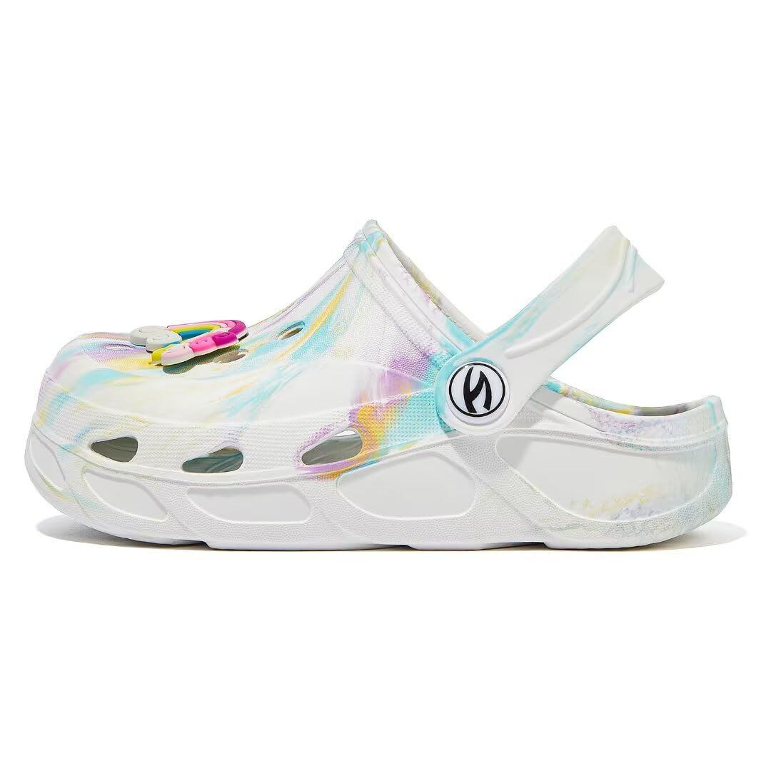 HOBIBEAR Unisex Niños Zuecos Clásicos Zapatos Jardín Niñas Niños Antideslizante Respirable Playa Sandalias