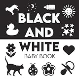  Black and White Baby Book: High Contrast Baby Book, Baby Faces Board Book, Black and White Board Book, Newborn Visual Stimulation Toys, High Contrast Baby Books, Sensory Flash Cards Baby