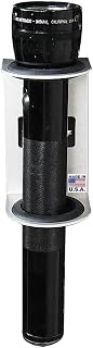 Pit Posse 460 Flashlight Hanger Holder Wall Mount - Made in USA - Garage Enclosed Race Trailer Automotive Mechanics Shop Storage Organizer Aluminum (Silver)