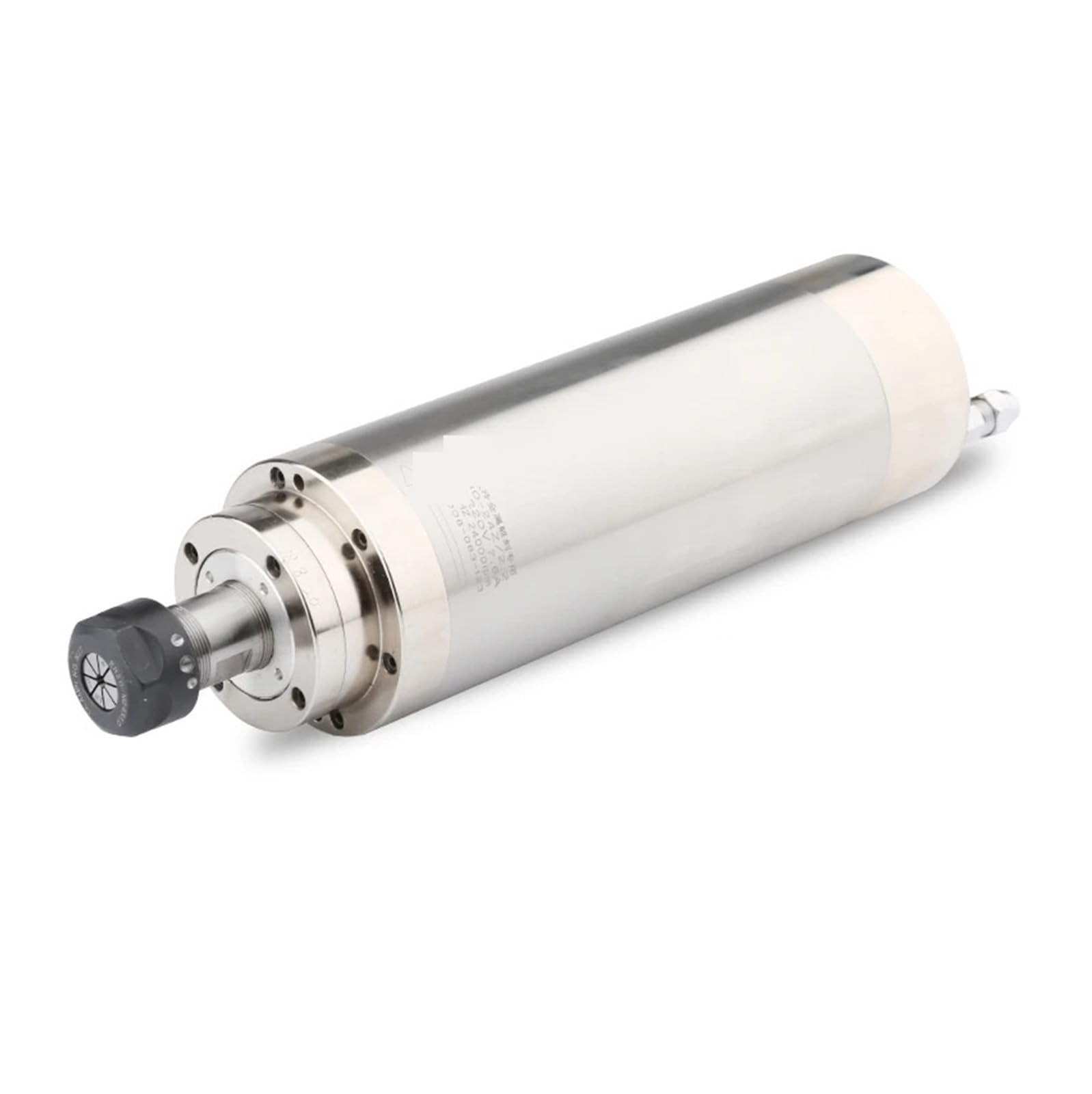 Motor de husillo CNC ER20 de 2,2 kW, refrigerado por agua, con 4 rodamientos for corte de metal, hierro y acero inoxidable. Rodamientos potentes