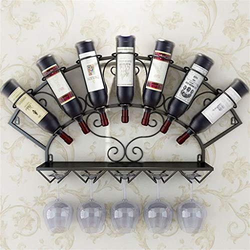 Soporte para botellas de vino de pared
