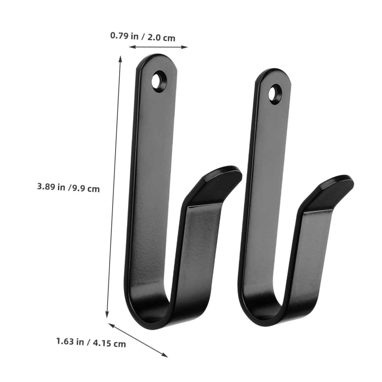 JOINPAYA 2 Sets Skateboard Wall Hook Durable Surfboard Hanger for Space Saving Storage Display Easy to Mount for Organizing Skateboards Garage Home Decor