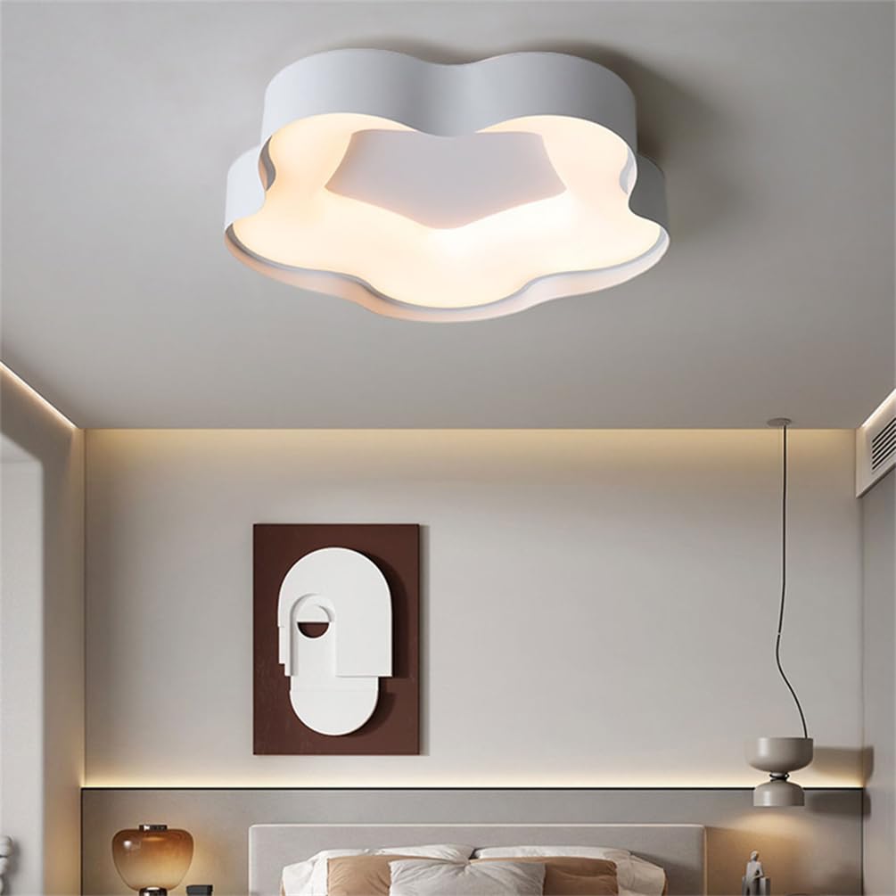 Nowoczesna i dyskretna lampa sufitowa do płaskiej sypialni Lampa sufitowa LED Ultra-cienka 3 zmieniające się kolory dekoracje sufitowe lampy sufitowe łatwe w instalacji, 46 cm, 32 W