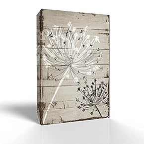 SIGNWIN Canvas Wall Art Dandelion Illustration Canvas Prints...