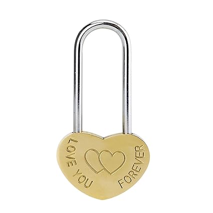 VerSail Love Lock Heart Padlock: 3.5