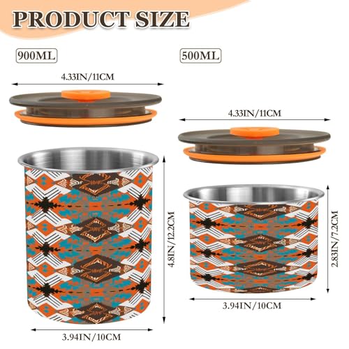 Contenedor hermético de acero para café 17oz miniatura 3