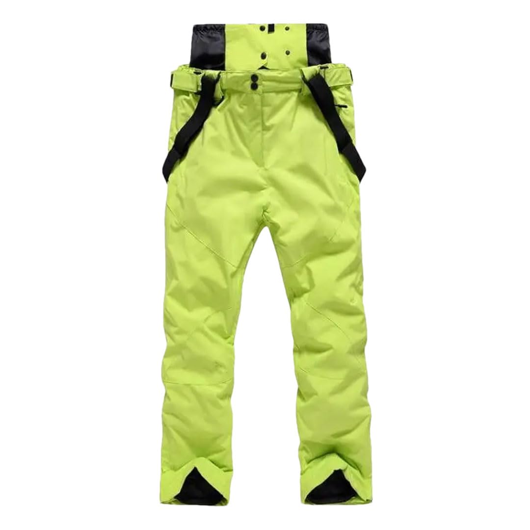 Pantaloni da sci invernali da uomo e da donna, per attività all'aperto, antivento, caldi pantaloni da neve invernali