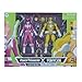 Husbro MMPR/TMNT Lightning,Mike and April as Yellow and Pink Rangers Action Figure 2-Pack