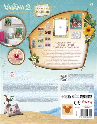 Kit loisir créatif LANSAY Collection sequins VAIANA & SIMEA Dès - vue 3
