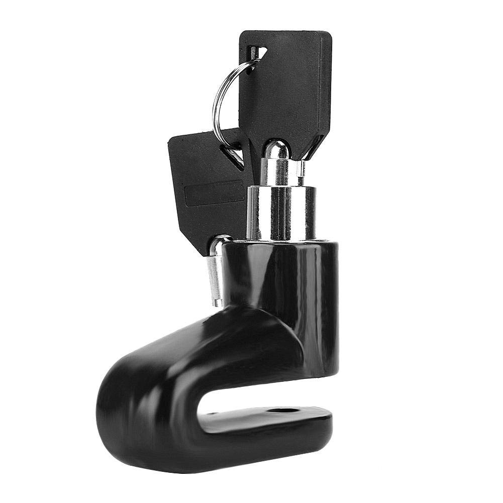Sonew Bloqueo de Freno de Disco de Seguridad, Cerradura antirrobo del Rotor del Disco Pesado para la Motocicleta, Bicicleta(Black)