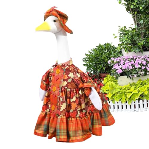 Nhujevkom Conjunto De para Escultura Animal De Porche | Suministros De Decoración De Otoño,Conjunto De Disfraz De Hojas De Arce De Otoño para Estatuas De Animales,para Jardín, Terraza, Fiesta Y