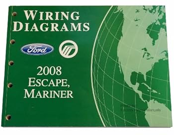 Paperback 2008 Escape, Mariner Wiring Diagrams Book