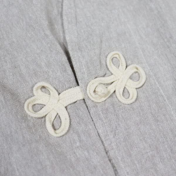 USタイプ MED スリーピングシャツ M ナチュラル ハーフスリーブ 復刻 綿 リネン アメリカ軍 パジャマ ミリタリーウェア t