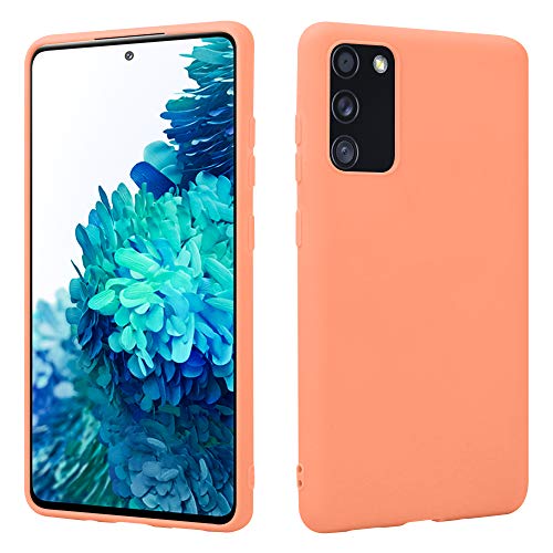 HSP Funda Coral Compatible con Samsung Galaxy S20 FE | Carcasa Protectora de TPU (Silicona) Premium | para Carga inductiva | Resistente a los arañazos Antigolpes | Superficie Mate Cover Flexible Cover