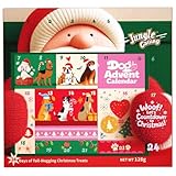 Jungle Calling Dog Advent Calendar 2025, Dog Treats 24-Day Christmas Countdown, Xmas Holiday Variety Pack for Small, Medium & Large Dogs
