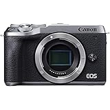 Canon Mirrorless Camera [EOS M6 Mark II](Body) for Vlogging|CMOS (APS-C) Sensor| Dual Pixel CMOS Auto Focus| Wi-Fi |Bluetooth and 4K Video, Silver