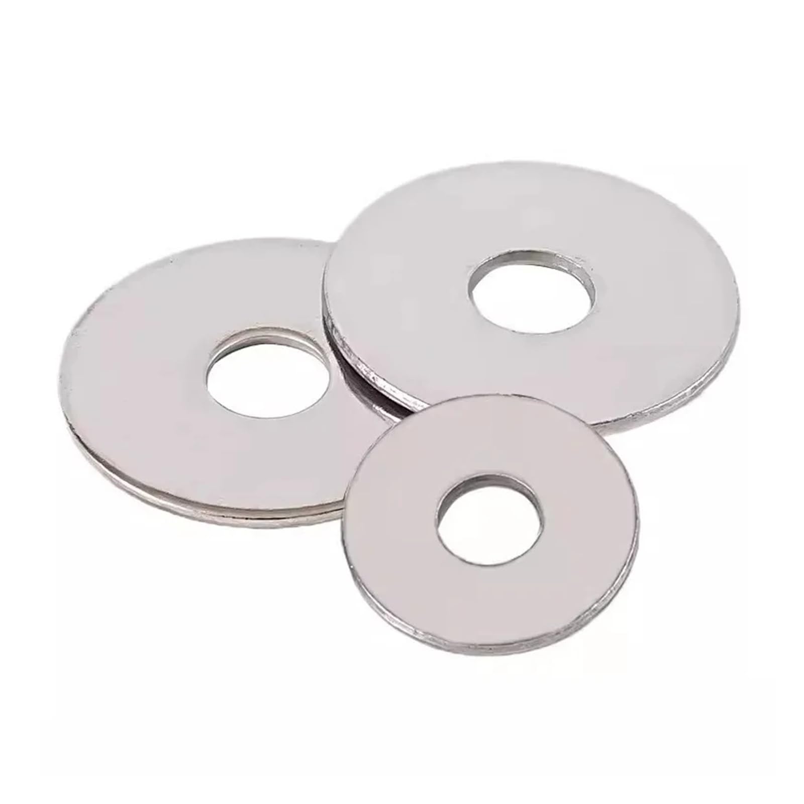 Rondelle piatte spesse di grandi dimensioni in acciaio inossidabile 304 GB96 M4 M5, guarnizioni semplici di grandi dimensioni(M5x12x1.2 100pcs)