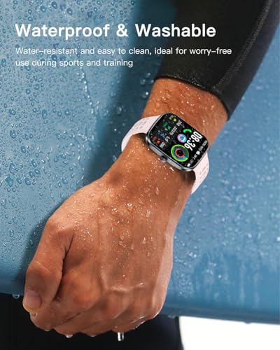 Correa de silicona deportiva para smartwatch UAUE T70-AI 1.91" miniatura 2