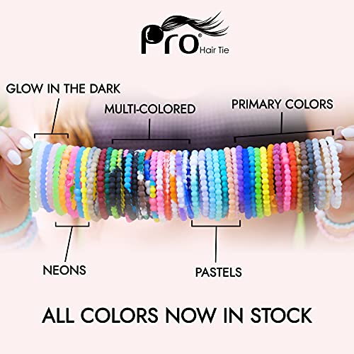Pro Hair Tie - Easy-Release Clasp - Secure Hold - No Damage - Great For Any Active Lifestyle (Dark Brown Pack Of 8) #TOP7