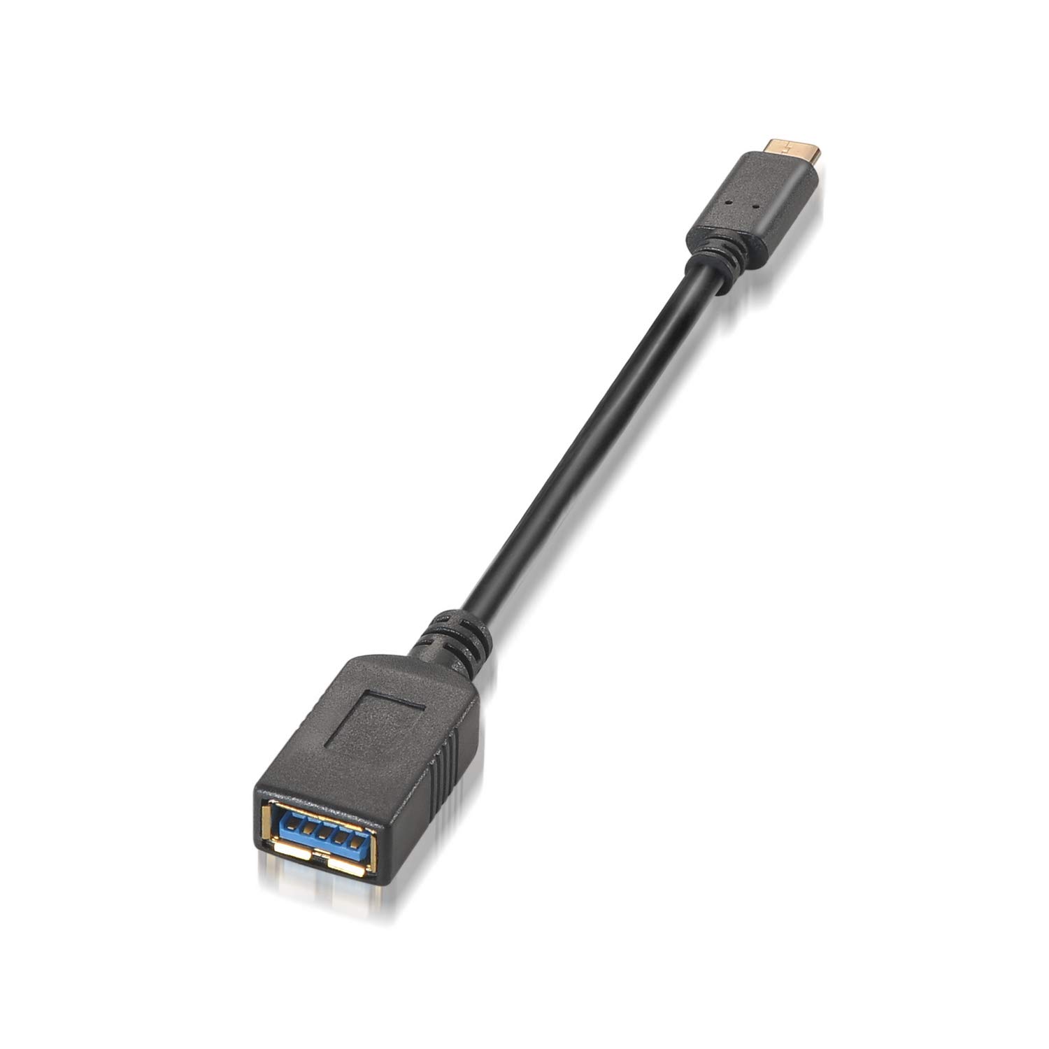 AISENS Cable USB USB-C a USB-A 0,15 m, USB 3.2 Gen 1 (5 Gbps)