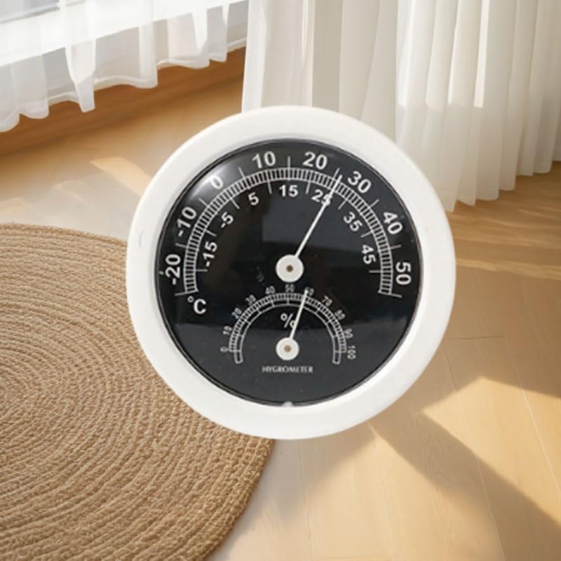 Wall Mounted Indoor Digital Thermometer with Dial Pointer Type