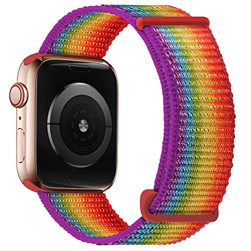 OXWALLEN Sport Loop Nylon Band Compatible with Apple Watch Series 11/10/9/8/7/6/5/4 SE 3/2/1 42mm...