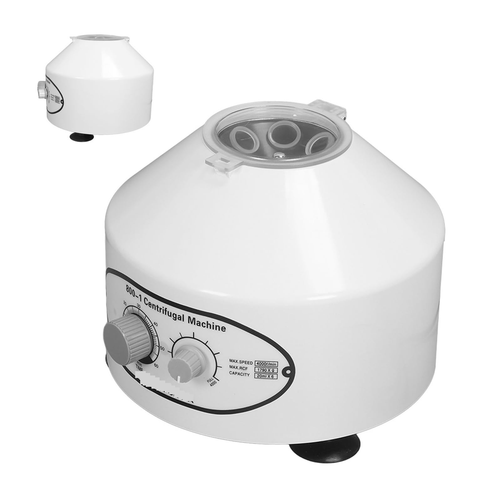 Centrífuga de mesa, Centrífuga De Sobremesa Laboratorio 12mlx6 Tubos 1790xg Máquina Eléctrica Con Temporizador Y Control Velocidad