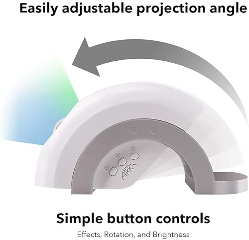 Miniatura 6 de BlissLights Ark Lite - Proyector LED Aurora nebulosa láser iluminación de galaxia luz nocturna de sala de juegos y lámpara de estado de ánimo