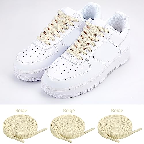 Image of ZHENTOR 3 Pair Flat Shoe Laces for Sneakers, Shoelaces for Sneakers Athletic Running Shoes Boot Strings