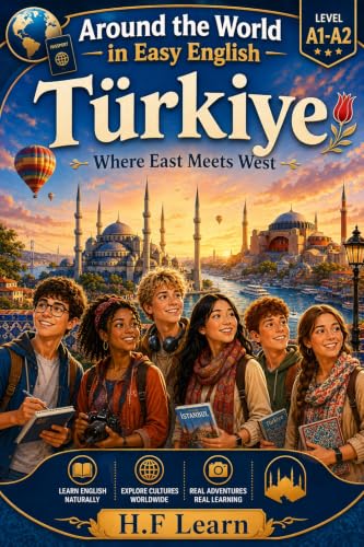 Around the World in Easy English: Türkiye — Where East Meets West: An English Learning Adventure for Teenagers and Adult Beginners - Book 8 -(A1-A2 Level)