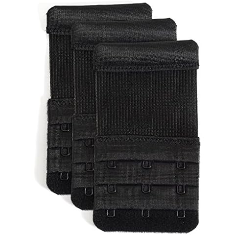 YarBar BH Verlängerung Erweiterung 3 Haken und 2 Haken Bra Extender BH Verlängerer Cover