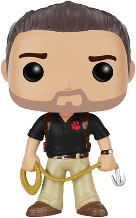 Funko Pop Uncharted 4 Nathan Drake Wearing Naughty Dog Shirt Exclusive Vinyl Figure