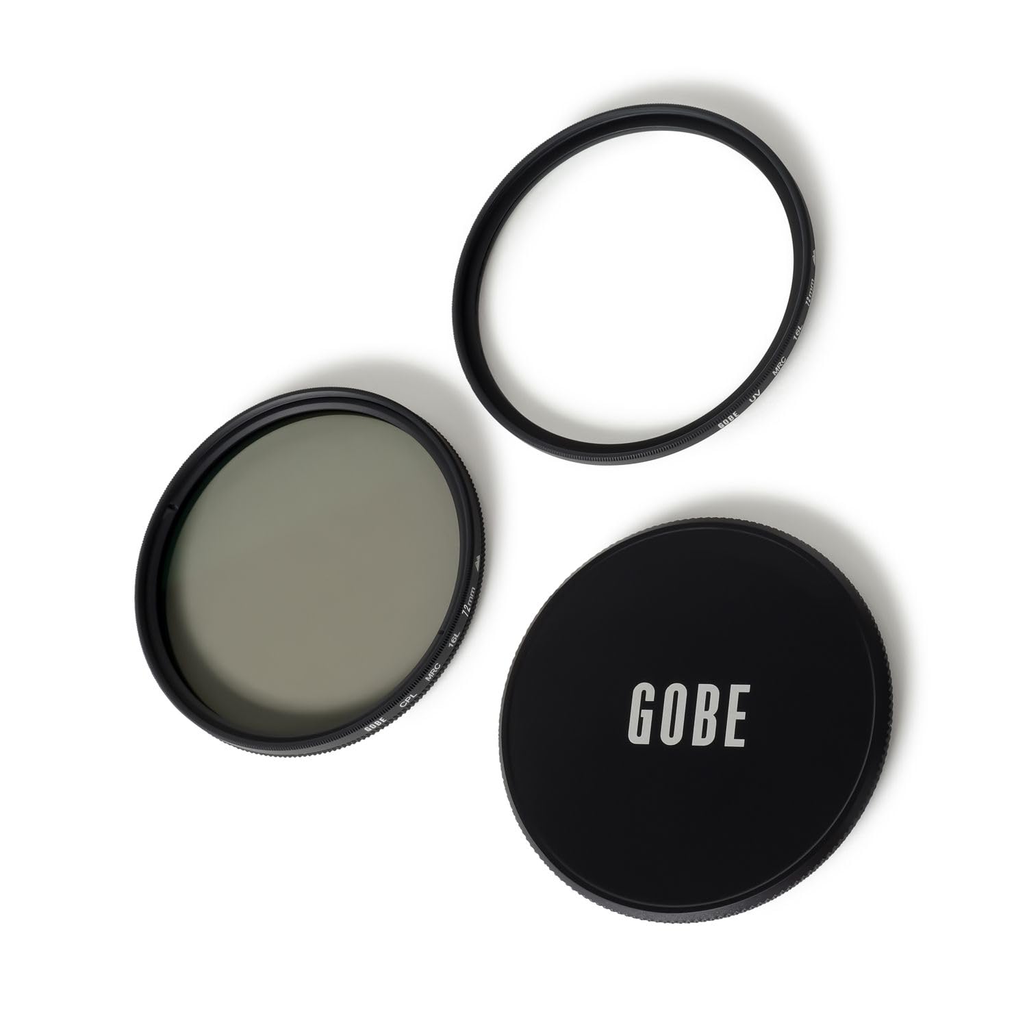 Gobe - Kit de filtres pour Objectif 72 mm : UV + Circulaire polarisant (CPL) (2Peak)