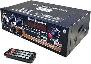 Erhai G50 Digital Amplifier Multi-Functional Dual Amplifier Audio Stereo Amplifier Car Parts US Plug
