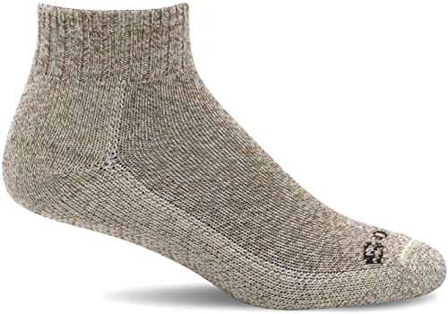 Sockwell Women's Big Easy Mini Relaxed Fit Sock, Bark - S/M