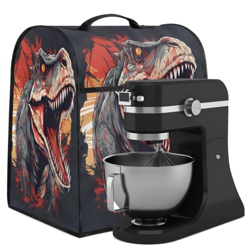 Coffee Maker Cover Dinosaur Pattern Kitchen Appliance Covers Small Appliance Covers Blender Cover Juicer Cover Dust Covers for Kitchen Appliances with Top Handle and Pockets,Washable,C267