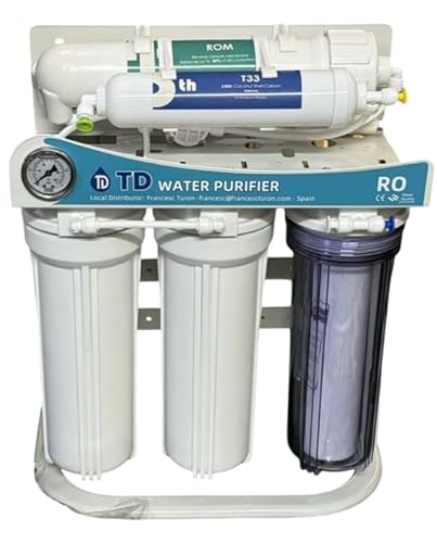 Osmosis Inversa 5 Etapas con Soporte, Purificación de Agua Osmosis Inversa 5 Etapas con Soporte, Purificación de Agua