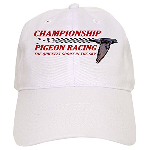 CafePress Pigeon Oval Cap Unique Adjustable Baseball Hat White