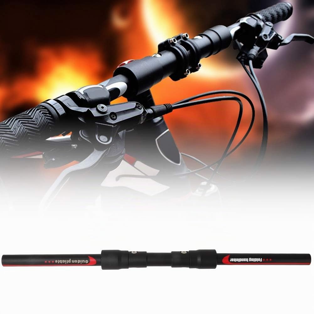 MAGT Pliable Guidon Guidon De Vélo Accessoire De Remplacement pour Bicyclette DIY De Dégagement Rapide Pliable De Dégagement pour Vélo De Montagne
