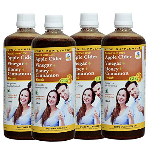 SKSB GLG3 Apple Cider Vinegar + Cinnamon + Honey Syrup Holistic Solution for Obesity and Weight