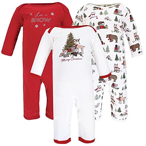 Image of Hudson Baby Baby Cotton Union Suit, 3 Pack