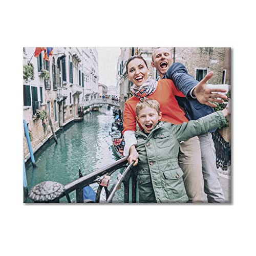 LABORATORIO 102 Foto su Tela personalizzata (30x40 cm) - Stampa su Tela - Quadro personalizzato con foto - Quadri Canvas Idea Regalo - Massima Qualità di Stampa - Quadro Moderno Pronto da appendere