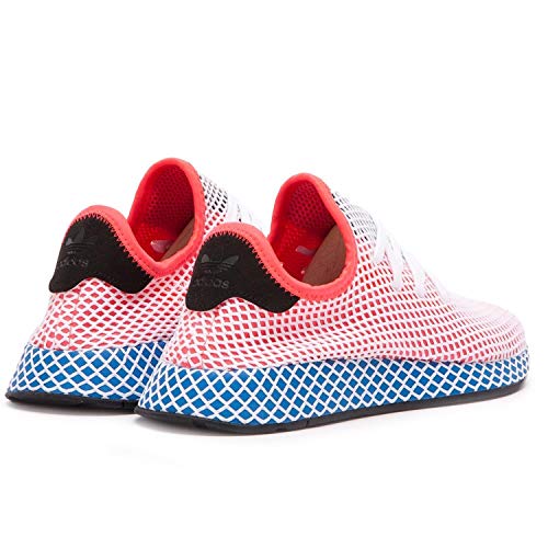 adidas Deerupt Runner Womens (Solar Red/Bluebird, 5.5) - Image 3