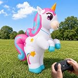 Remote Control Inflatable Unicorn Toy for Kids Rechargeable Outdoor Toys