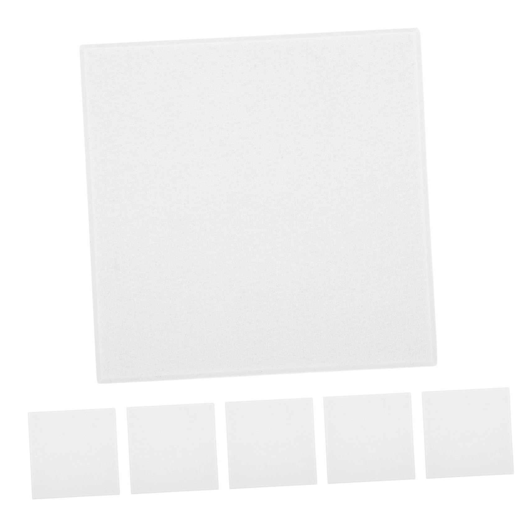Tableau affichage feutre blanc Hemobllo x6 pour mur acoustique