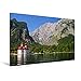 Produktbild Premium Textil-Leinwand 120 x 80 cm Quer-Format Sankt Bartholmä, Königssee | Wandbild, HD-Bild auf Keilrahmen, Fertigbild auf hochwertigem Vlies, Leinwanddruck von Reinhold Ratzer