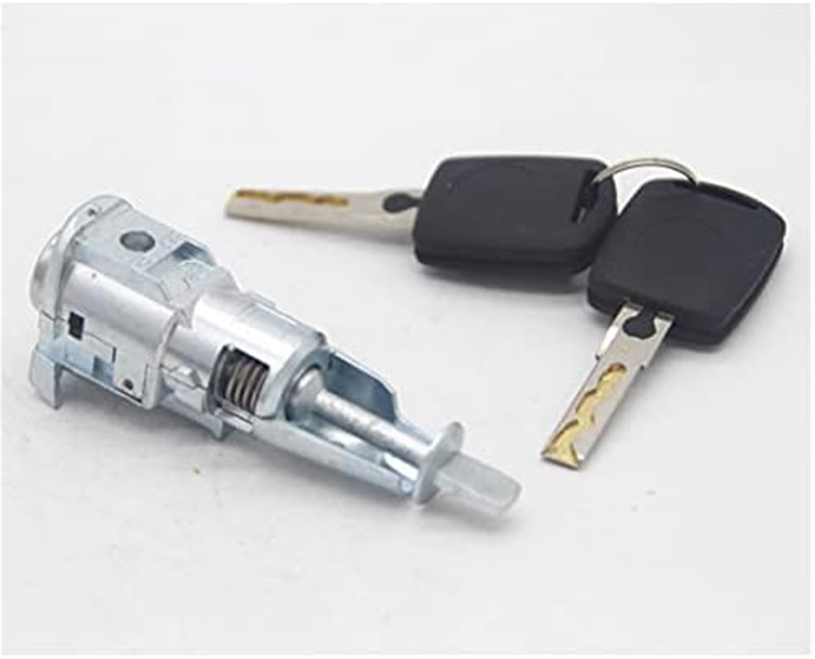 Siłownik automatycznego zamka drzwi Kompletny zestaw zamków wyłącznik zapłonu bębenek lewych drzwi, dla Skoda, dla Octavia 2005-2008 1Z0837167C 6Y0898167E