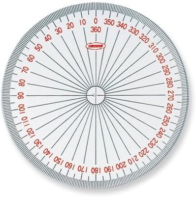 Amazon Co Jp 共栄プラスチック Hw 全円分度器 8cm 文房具 オフィス用品